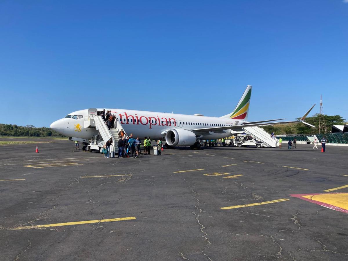 Ethopian Airlines in Nosy Be